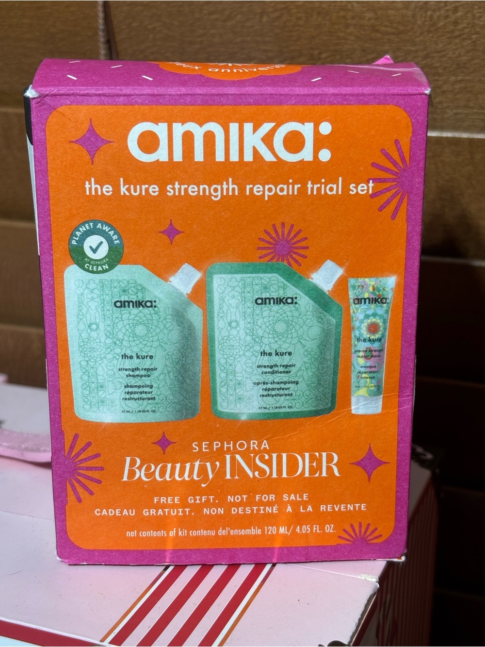 Amika The Kure Strength Repair Trial Set Shampoo & Conditioner Mask Set